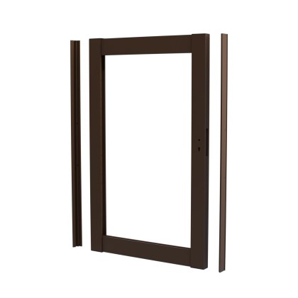 DuraPost® Aluminium Gate Frame - Sepia Brown