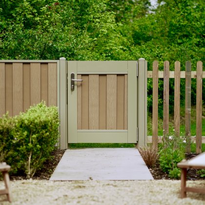 DuraPost® Aluminium Gate Frame - Olive Grey