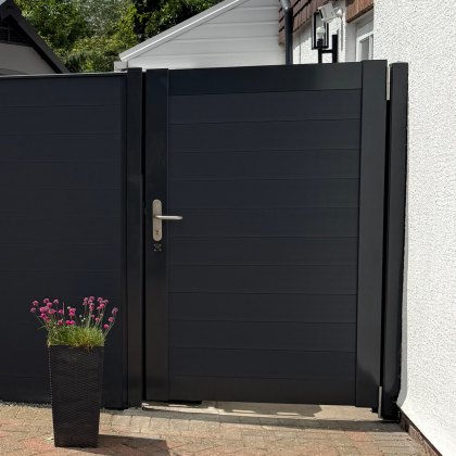 DuraPost® In-Fill Panels For Aluminium Gate - 1000mm - Black