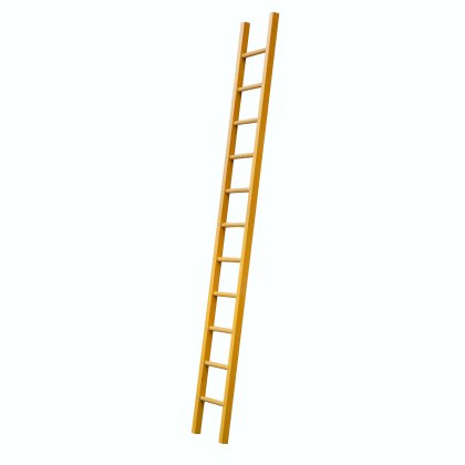 GRP Ladders 2000mm Yellow - RAL 1003