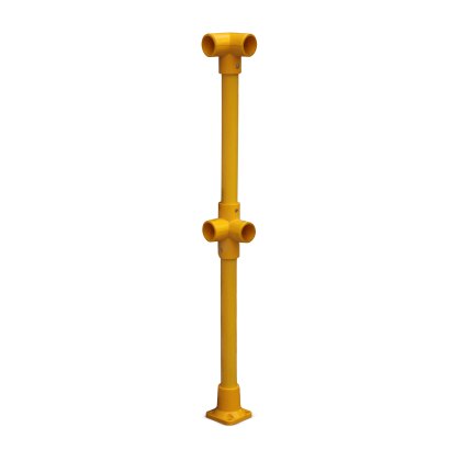 GRP Corner Post - Pedestal Base - Yellow (RAL 1003) GRP Corner Post - Pedestal Base - Yellow (RAL 1003)