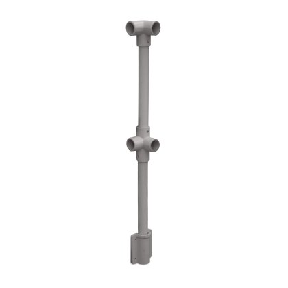 GRP Corner Post - Side Mount - Grey (RAL 7036) GRP Corner Post - Side Mount - Grey (RAL 7036)