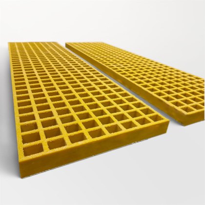 2 x GRP 50mm Heavy Duty Bridging Ladder - Yellow RAL 1003