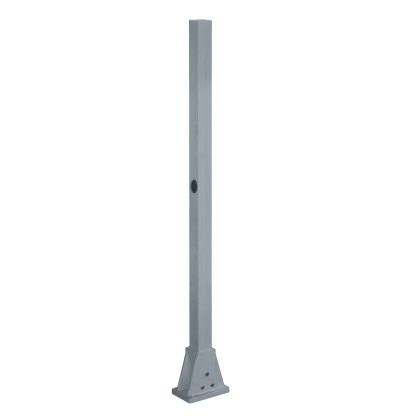 GRP End Post - Square Handrail Pedestal Base - Grey (RAL 7036) GRP End Post - Square Handrail Pedestal Base - Grey (RAL 7036)