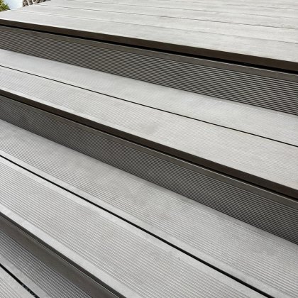 ScenicLiving Naturel Ribbed Decking - Slate Grey 3.2m