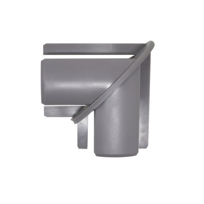 90 Degree Corner Connector for Aluminium Handrail 42mm, Grey