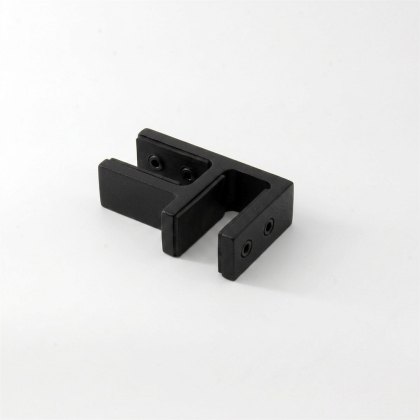 90 Degree Glass Connector to suit 17-21.5mm Glass - 316/Matt Black PPC 90 Degree Glass Connector to suit 17-21.5mm Glass - 316/Matt Black PPC
