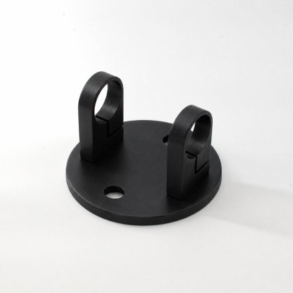 Eazypost Fixed Post Slab Bracket - 316/Matt Black PPC Eazypost Fixed Post Slab Bracket - 316/Matt Black PPC
