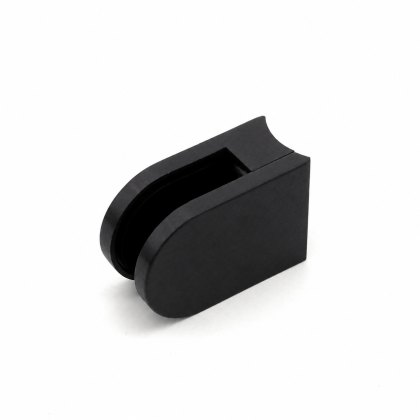 Eazypost Middle D 10mm Glass Clamp - 316/Matt Black PPC Eazypost Middle D 10mm Glass Clamp - 316/Matt Black PPC