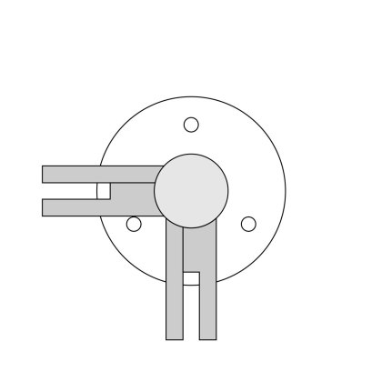 Pre-Assembled Glass Balustrade Round Corner Post with Radiused End Cap - 316/Matt Black PPC Pre-Assembled Glass Balustrade Round Corner Post with Radiused End Cap - 316/Matt Black PPC