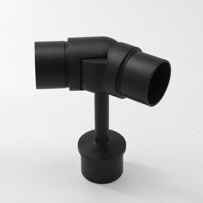 Push-In Post Stem With Adjustable Elbow - 316/Matt Black PPC Push-In Post Stem With Adjustable Elbow - 316/Matt Black PPC