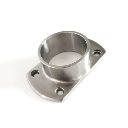 Eazypost Cut Base External Wall Flange