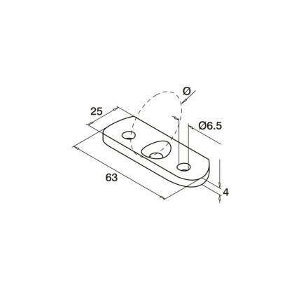 Eazypost Handrail Saddle