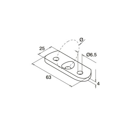 Eazypost Handrail Saddle