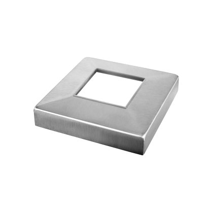 Eazysquare Floor Plate Cover To Suit 40x40x2 Tube - Satin Finish - Grade 316 Eazysquare Floor Plate Cover To Suit 40x40x2 Tube - Satin Finish - Grade 316