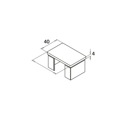 EazySlot Slotted Handrail End Cap
