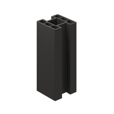 Ecoscape Clarity - 3m Charcoal Composite Inter Fence Post
