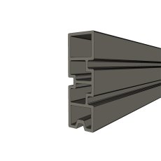 Ecoscape Clarity - Walnut Composite Fence Top Board