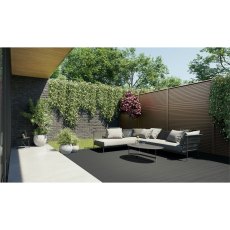 Ecoscape Legna - Carbon Embossed Flat Decking Trim