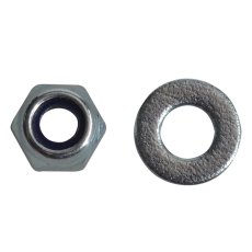 ForgeFix - Hexagonal Nuts with Nylon Inserts, ZP