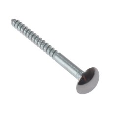 ForgeFix - Mirror Screws, Chrome Domed Top, ZP
