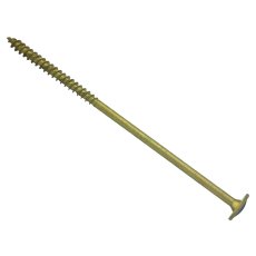 ForgeFix - Wafer Head TORX Compatible Construction T40 Screws Tan 8x200mm Tub 25