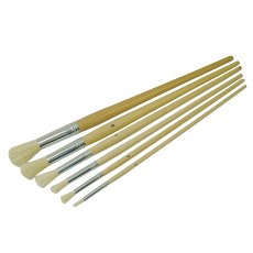 Faithfull - Round Fitch Brush Set. 6 Piece Faithfull - Round Fitch Brush Set. 6 Piece
