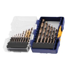 IRWIN - HSS Cobalt Drill Bit Set, 15 Piece
