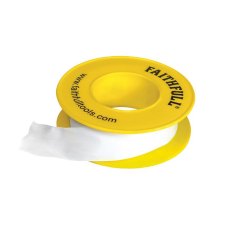 Faithfull - P.T.F.E Gas Tape 12mm x 5m White (Pack 10) Faithfull - P.T.F.E Gas Tape 12mm x 5m White (Pack 10)