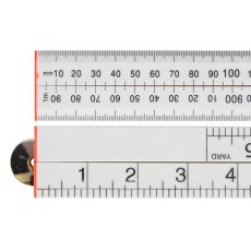 Faithfull - Folding Rule White ABS Plastic 1m / 39in Faithfull - Folding Rule White ABS Plastic 1m / 39in