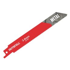 Faithfull - S922BF Sabre Saw Blade Metal 150mm 14 TPI (Pack of 5) Faithfull - S922BF Sabre Saw Blade Metal 150mm 14 TPI (Pack of 5)