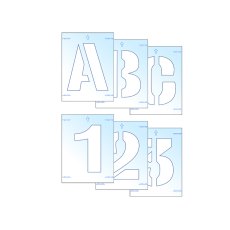 Scan - Letter & Number Stencil Kit