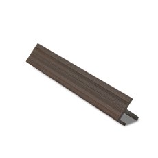 Ecoscape Forma - Havana Dark Brown F Shape Composite Cladding Trim