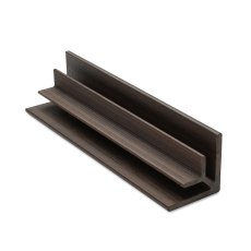 Ecoscape Forma - Havana Dark Brown Internal Corner Composite Cladding Trim