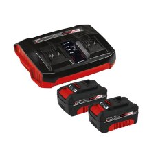 Einhell - Power X-Change Battery & Charger Starter Kit 18V 2 x 4.0Ah Li-ion