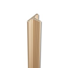 Ecoscape Forma - Light Oak Composite Slatted Cladding Joint Trim