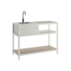 Ecoscape Outdoor Kitchen - Cotton Sink Unit Including Tap & Cover