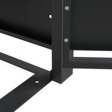 Ecoscape - Quadruple Bin Storage with Planter - Woodgrain Charcoal
