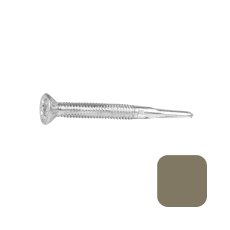 DuraPost Vista® Self Drilling Screw - 4 x 28mm 16 Pack - Olive Grey DuraPost Vista® Self Drilling Screw - 4 x 28mm 16 Pack - Olive Grey