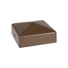 DuraPost® Post Cap With Bracket 75 x 75mm - Sepia Brown