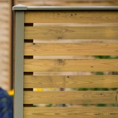 DuraPost® Cover Strip For Classic Post 2100m - Olive Grey