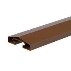 DuraPost® Capping Rail 65mm - Sepia Brown