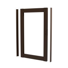 DuraPost® Aluminium Gate Frame - Sepia Brown