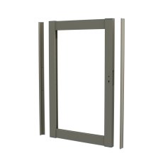 DuraPost® Aluminium Gate Frame - Olive Grey