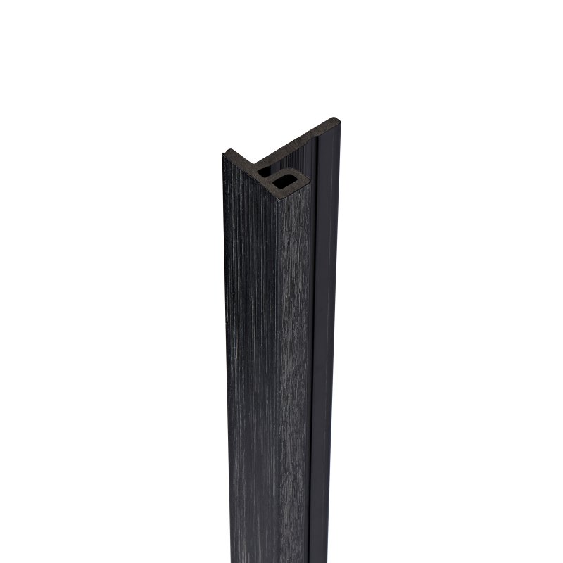 Ecoscape Ecoscape Forma - Midnight Composite Slatted Cladding End Trim
