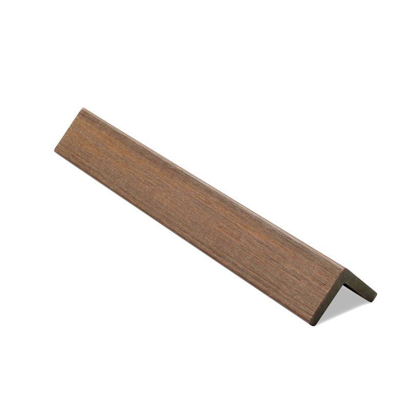 B+M Spiced Oak Angled Composite Cladding Trim