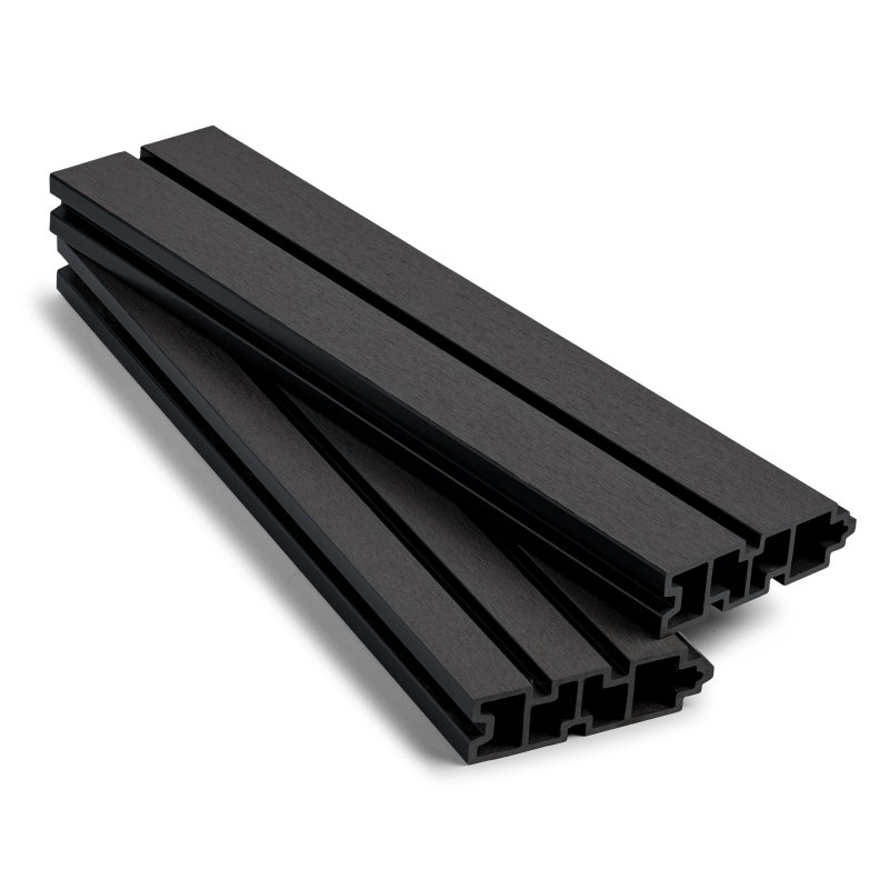 B+M Charcoal Composite Fence Board