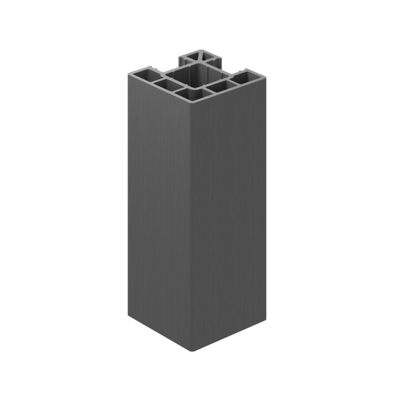 B+M 3m Graphite Composite Corner Fence Post