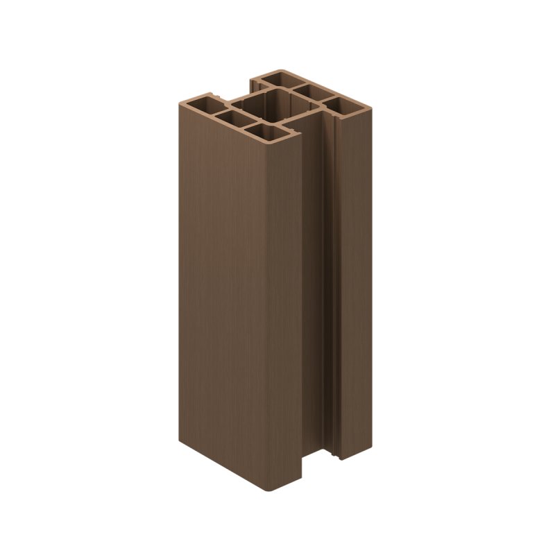 Ecoscape Ecoscape Clarity - 1.94m Walnut Composite Inter Fence Post