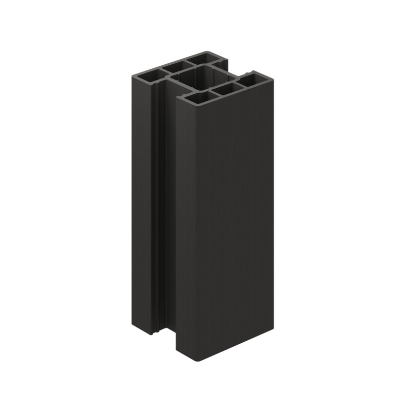 Ecoscape Ecoscape Clarity - 3m Charcoal Composite Inter Fence Post